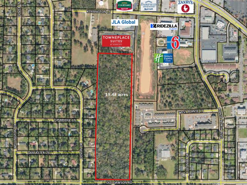 Mixed Use Land Tract Dougherty Co : Albany : Dougherty County : Georgia