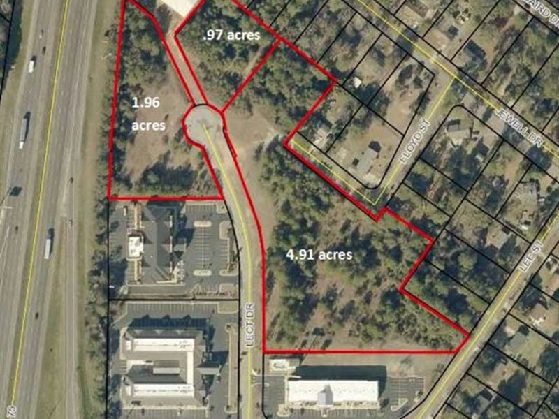 Commercial Lots Available : Perry : Houston County : Georgia
