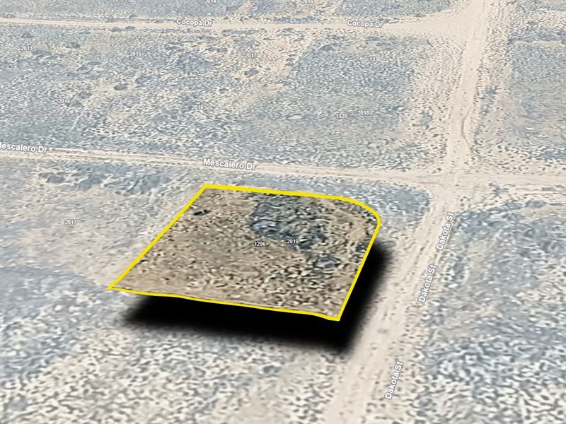 Ultra-Convenient Lot, $584.86/Mo : Chino Valley : Yavapai County : Arizona
