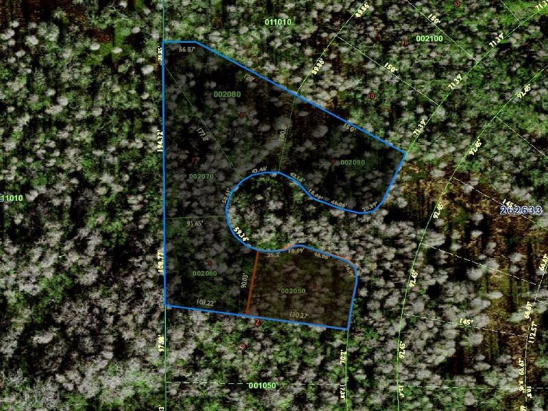 Entire Cul-De-Sac, 5 Lots, 5 Deeds : Lake Alfred : Polk County : Florida