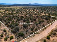 Getaway for Cheap- Land, Mtn Views : Seligman : Yavapai County : Arizona
