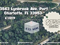13563 Lynbrook Ave on a Paved Road : Port Charlotte : Charlotte County : Florida