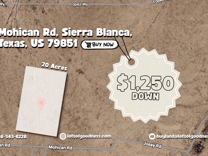 Your Way on Mohican Rd in Texas : Sierra Blanca : Hudspeth County : Texas
