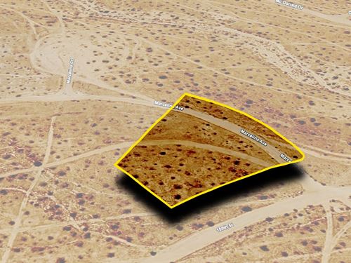 A Pristine Lot for Just $417.81/Mo : California City : Kern County : California
