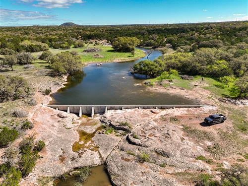 Rocky Creek Hill Country Ranch : Goldthwaite : Mills County : Texas