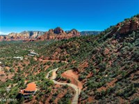 Stunning Elevated Sedona Homesite : Sedona : Yavapai County : Arizona