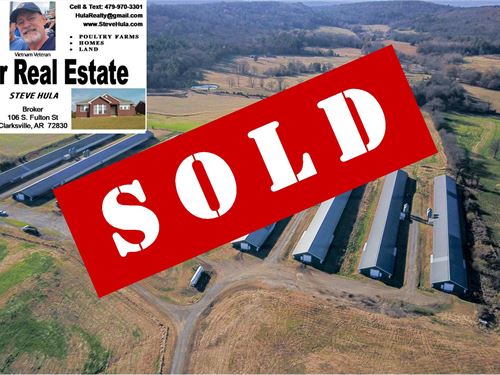Arkansas Poultry Farm for Sale : Paris : Logan County : Arkansas