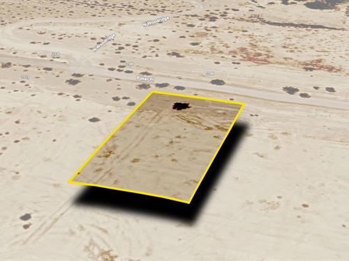 Road Front Flat Land : Pahrump : Nye County : Nevada