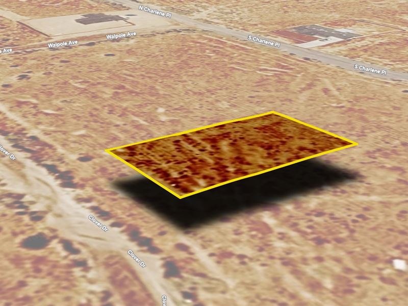 Easy Living Lot, $502.01 Down : California City : Kern County : California