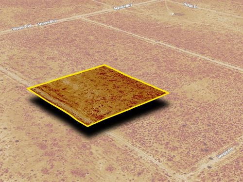 $253.60 Down, Lot Near Golf Course : Edwards : Kern County : California