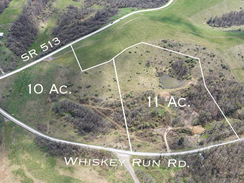 Whiskey Run Rd, 11 Acres, Noble : Quaker City : Noble County : Ohio
