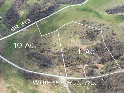 Whiskey Run Rd, 11 Acres, Noble : Quaker City : Noble County : Ohio
