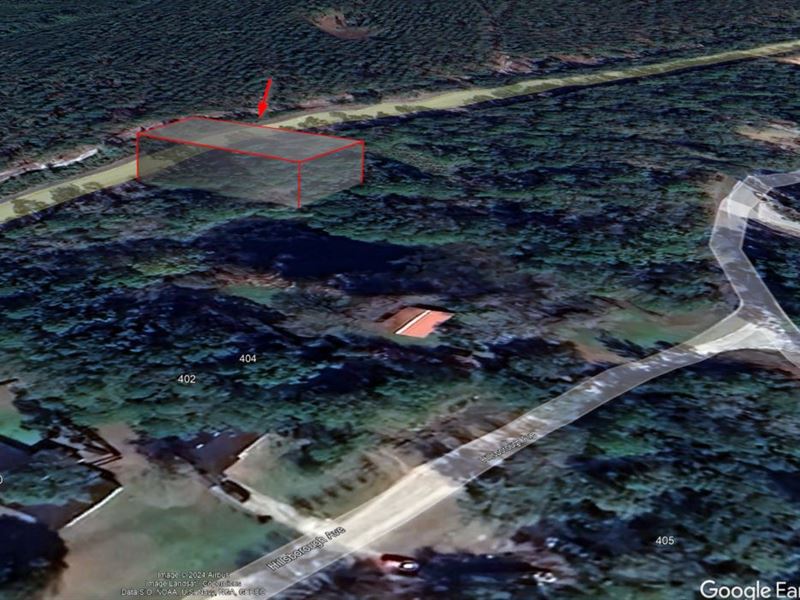 Paved Road Lot in Florahome $263/Mo : Florahome : Putnam County : Florida