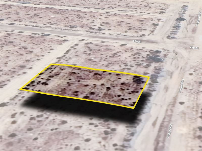 $501.52 Down, MF Zoning Lot : California City : Kern County : California