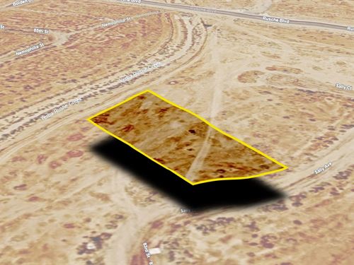 CA Lot with Water Lines, $766.18/Mo : California City : Kern County : California
