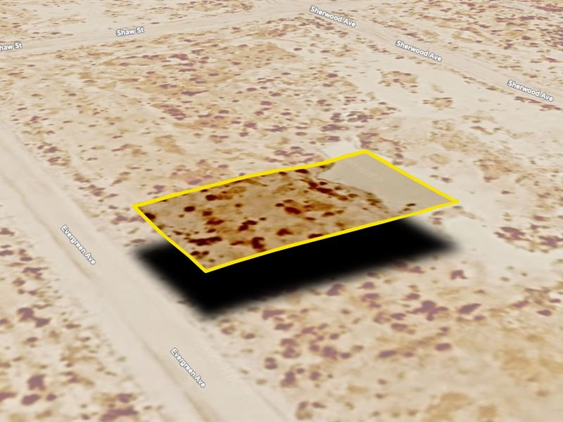$606.90/Mo, Lot Near School : California City : Kern County : California