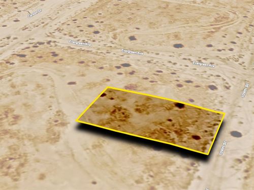 Relaxing & Scenic Lot, $417.24 Down : California City : Kern County : California
