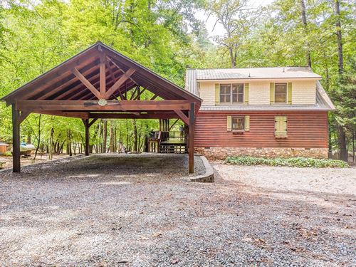 Riverfront Cabin in Gilmer County : Ellijay : Gilmer County : Georgia