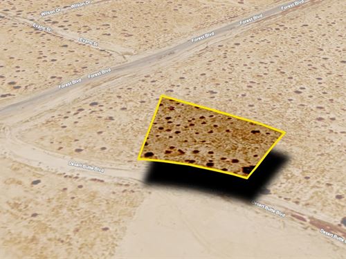 $321.38/Mo, CA Land Near Roads : California City : Kern County : California