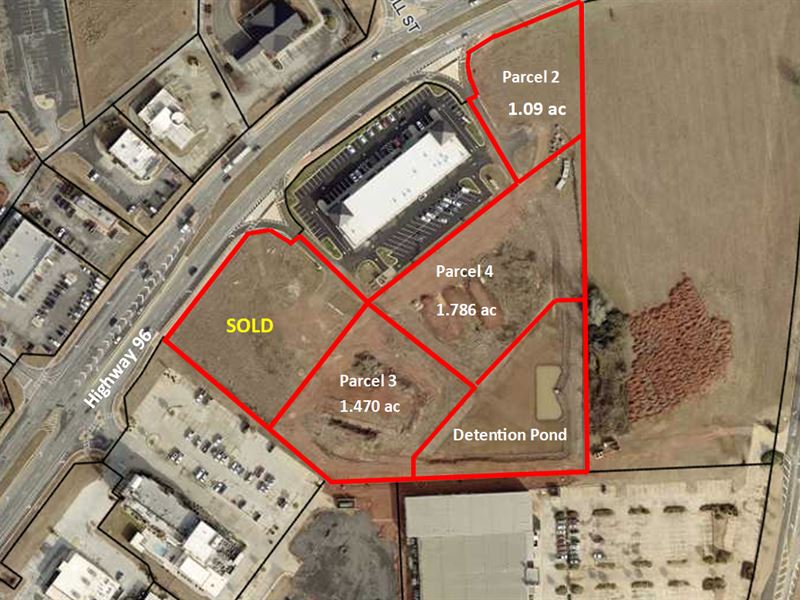 Commercial Lot Hwy 96 : Warner Robins : Houston County : Georgia