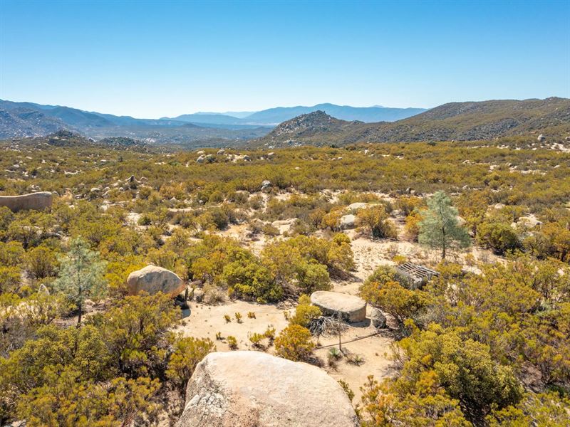 Beauty Mountain Acreage : Warner Springs : San Diego County : California