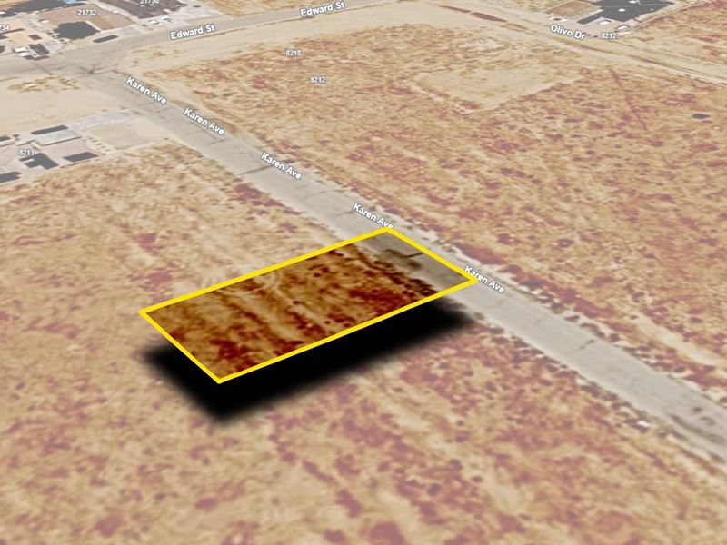 Prime Location Property, $459.75/Mo : California City : Kern County : California
