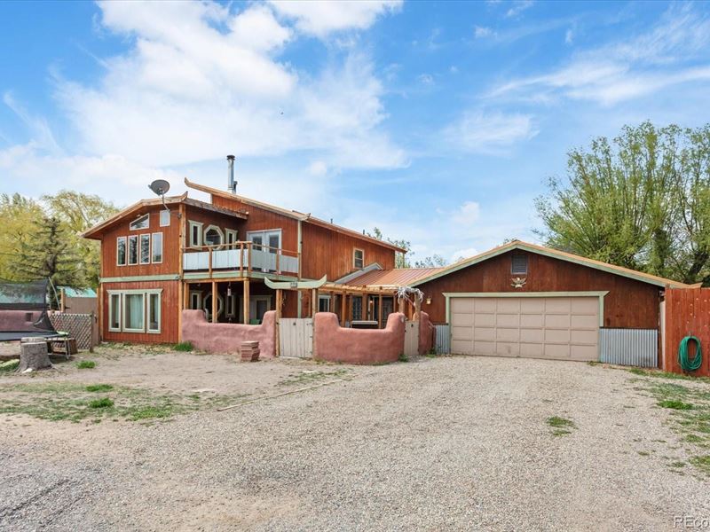 This Spacious 1,632 Sqft Home : Saguache : Saguache County : Colorado
