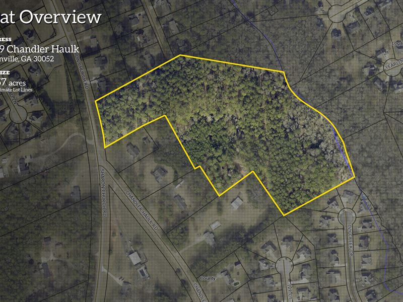 17+ Acres in The City of Loganville : Loganville : Walton County : Georgia