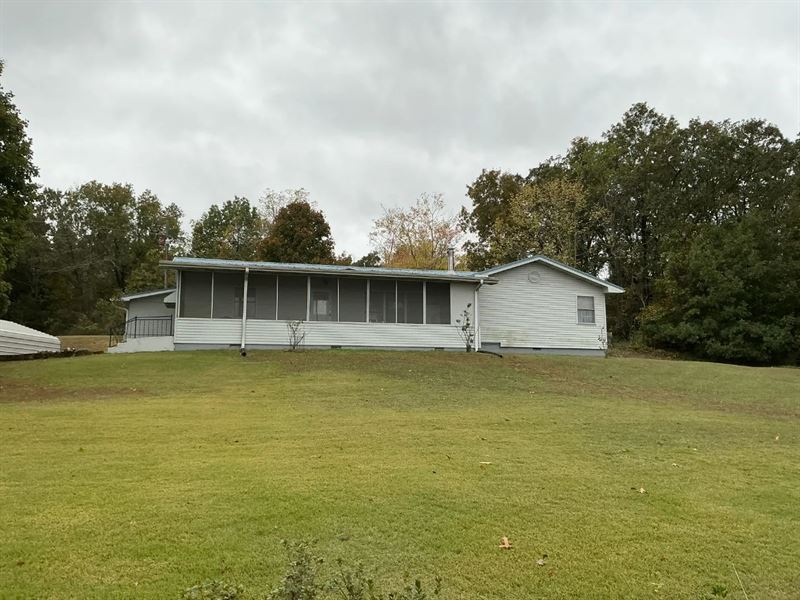 40 Acres with a Home in Van Buren : Clinton : Van Buren County : Arkansas