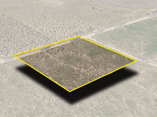 Corner Property : Rosamond : Kern County : California