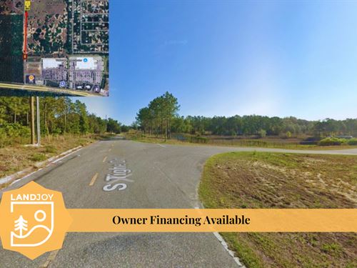 Easy to Access Lot for Your Future : Inverness : Citrus County : Florida