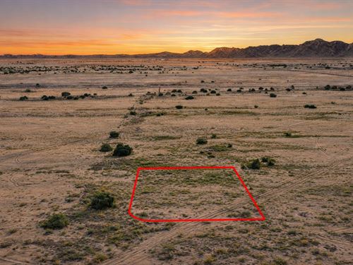 .38 Acre Corner Lot, Mtn Views : Eloy : Pinal County : Arizona