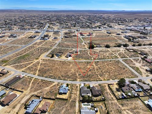 $249.65/Mo, Paved, Water & Sewer : California City : Kern County : California