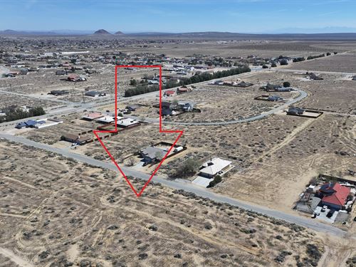 $264.75/Mo. Paved, Power, Water : California City : Kern County : California