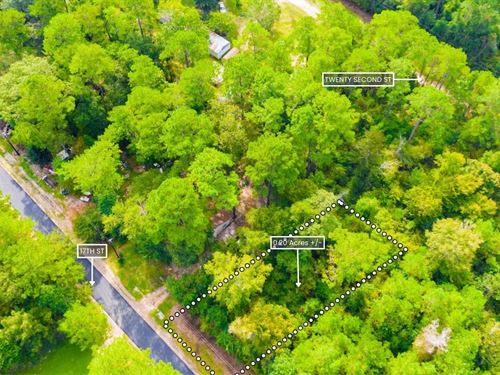 .20 Acre TX Lake Lot, Utilities : Ivanhoe : Tyler County : Texas