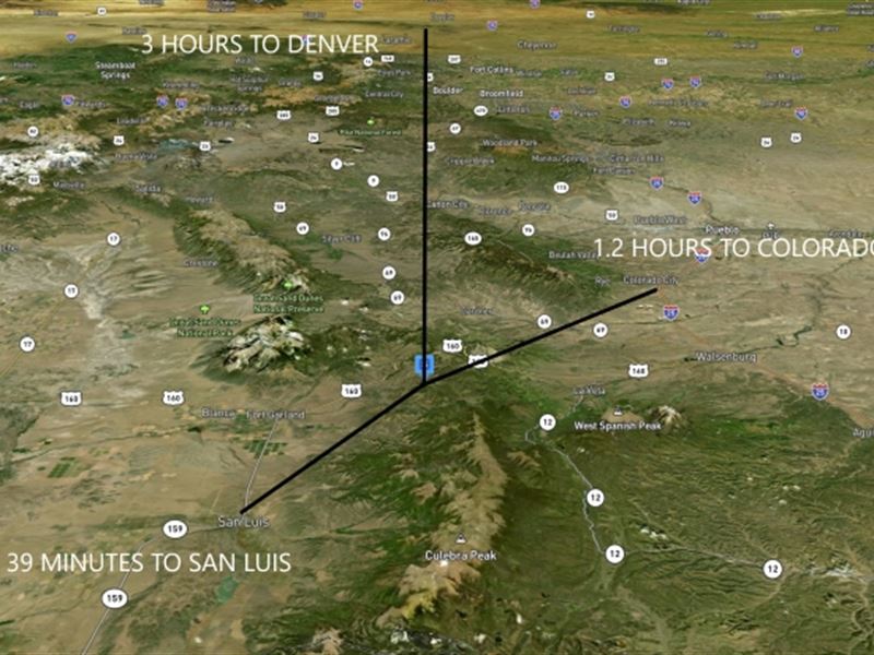 3 Parcels Over 8 Acres in CO : Fort Garland : Costilla County : Colorado