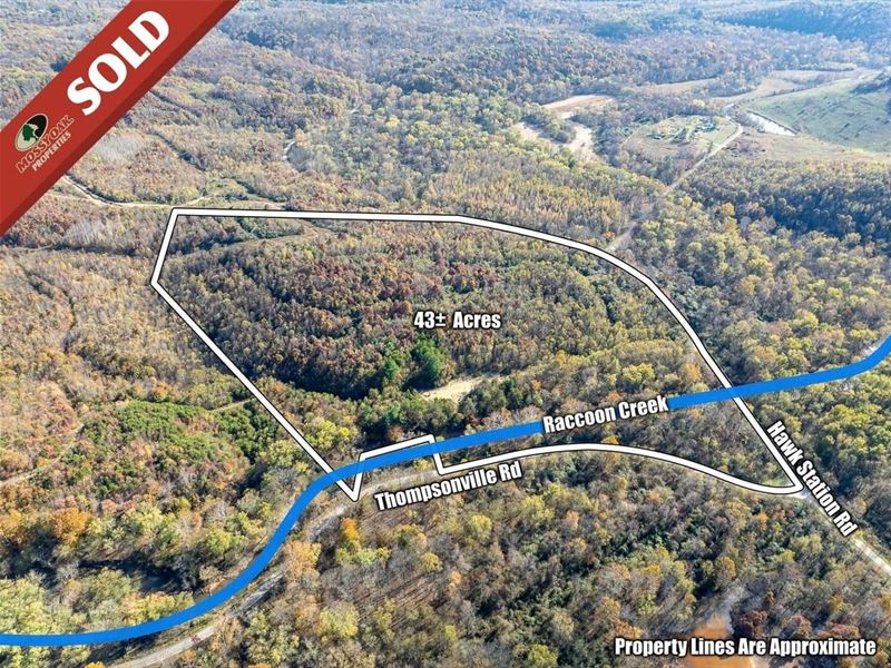 Hawk Station, 43 Acres : Vinton : Vinton County : Ohio