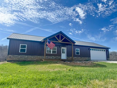 New Home with Surveyed Acreage : Mansfield : Wright County : Missouri