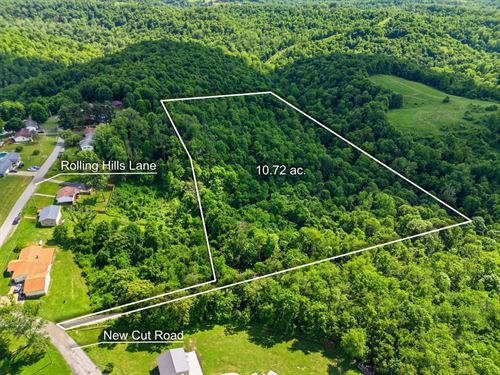 New Cut Rd, 11 Acres : Shadyside : Belmont County : Ohio