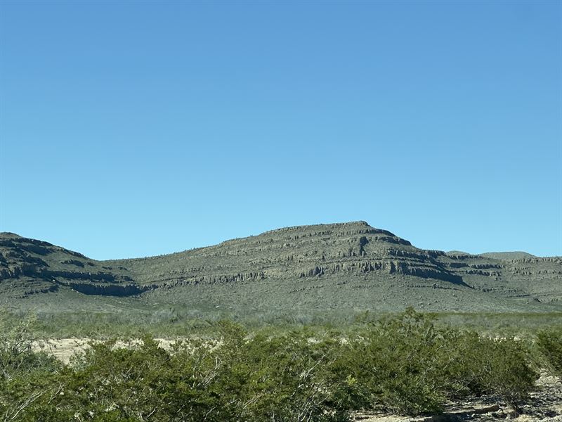 20 Ac. in The Foothills $289/Mo : Sierra Blanca : Hudspeth County : Texas