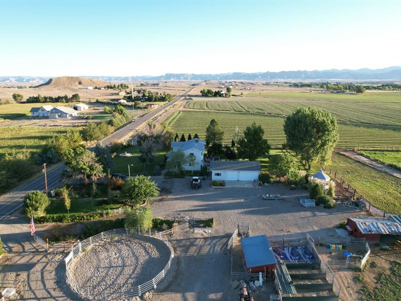 Fruita, CO Country Home on Irrigate : Fruita : Mesa County : Colorado