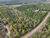 6.64Ac Unrestricted, Rv/Mobile OK : Livingston : Polk County : Texas