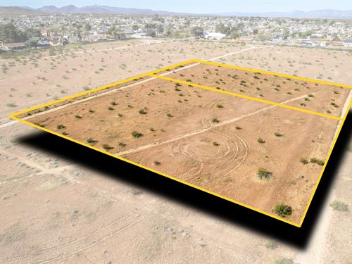 Combined Lots Near Town : Ridgecrest : Kern County : California