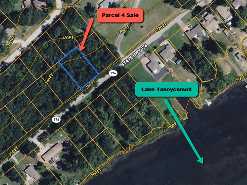 Highway Frontage and Lake Views : Rockaway Beach : Taney County : Missouri