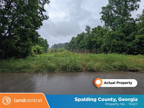 Charming 0.47 Acre in Spalding, GA : Spalding : Georgia