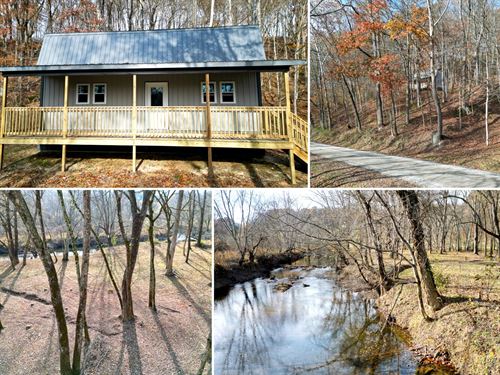 Creekview Cabin-Raccoon Creek : Vinton : Gallia County : Ohio
