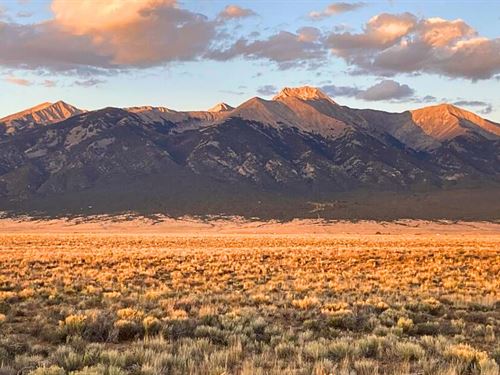 4.5 Acres + Mountain Views $99/Mo : Blanca : Costilla County : Colorado