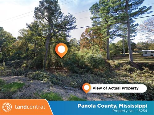 .48 Acre Down The Road From Lake : Pope : Panola County : Mississippi
