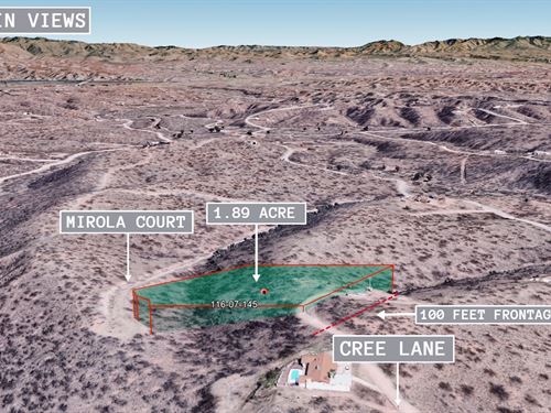 1.89 Acre in Rio Rico, $175/Mo : Rio Rico : Santa Cruz County : Arizona
