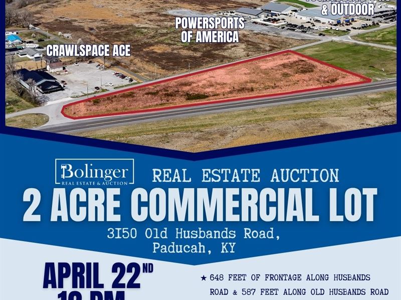 2.062 Acre Commercial Lot- Paducah : Paducah : McCracken County : Kentucky